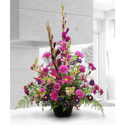 Fuchsia & Purple A-Line | Floral Express Little Rock