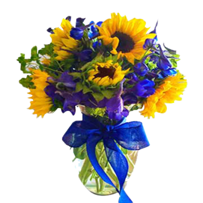 Sun Bright & Blue | Floral Express Little Rock