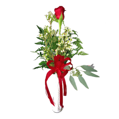 Single Rose Bud Vase | Floral Express Little Rock
