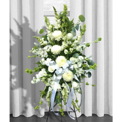 White Standing Spray | Floral Express Little Rock