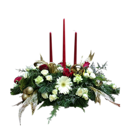 Christmas With Candles | Floral Express Little Rock