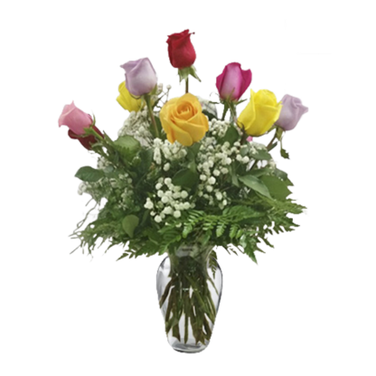 Rainbow of Roses | Floral Express Little Rock