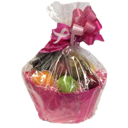 Breast Cancer Fruit Tin | Floral Express Little Rock