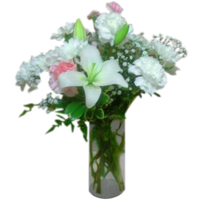 Carnation & Lily Vase | Floral Express Little Rock