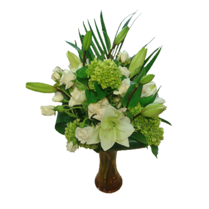 Green and White Delight | Floral Express Little Rock