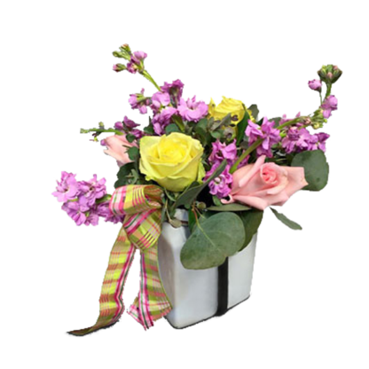 Canister of Flowers | Floral Express Little Rock